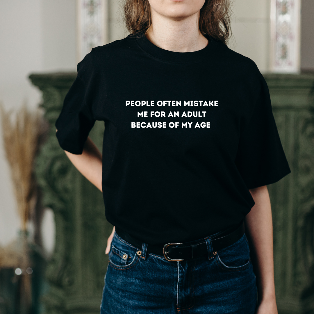 Mistake me for an adult (Black)