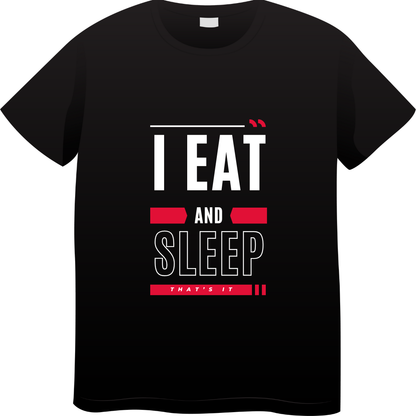 Eat & Sleep (Black)