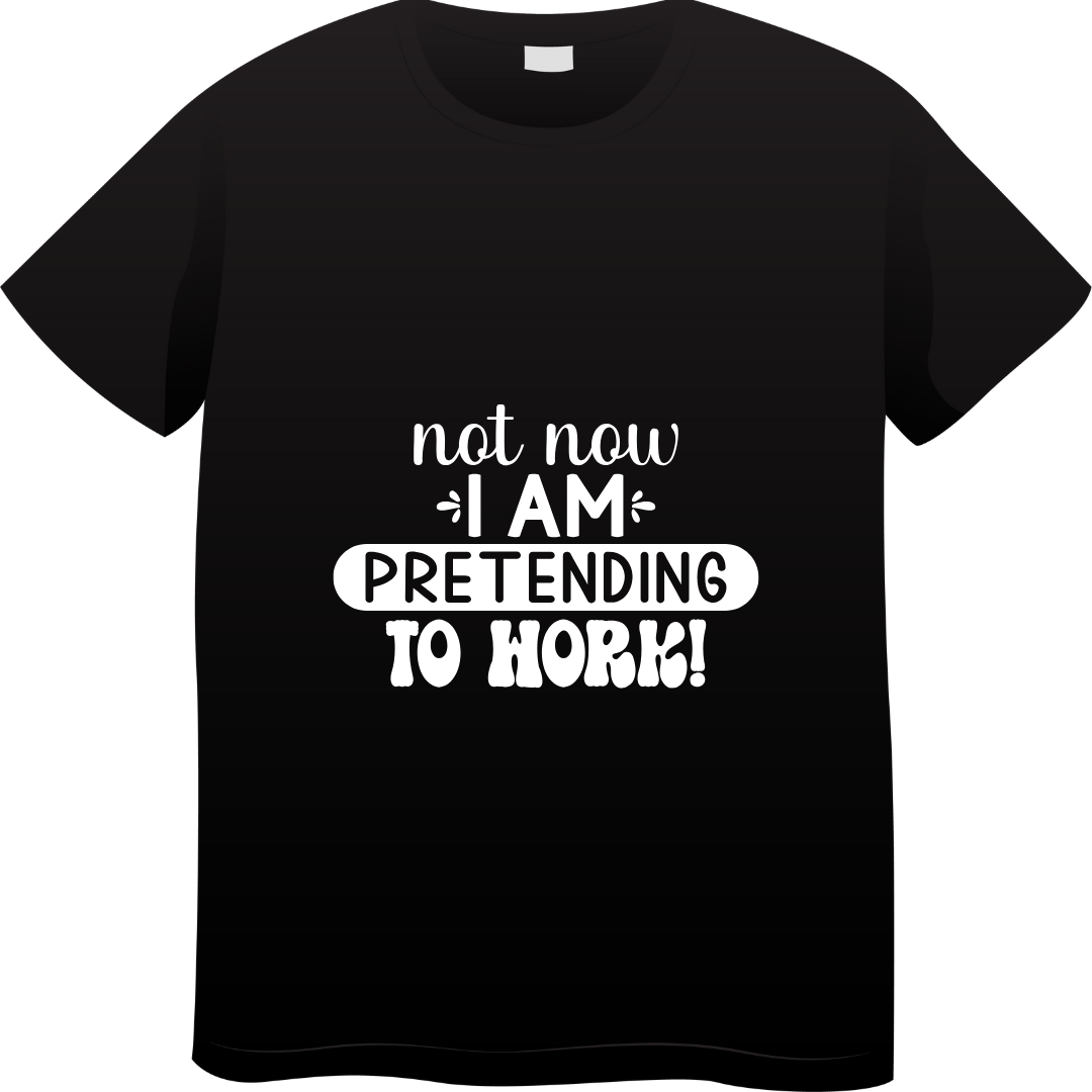 Pretending to work (Black)