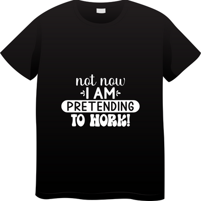 Pretending to work (Black)
