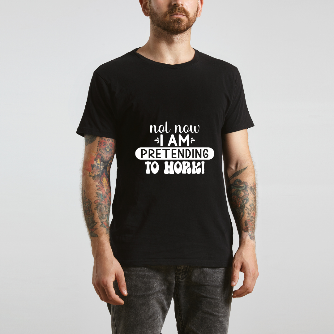 Pretending to work (Black)
