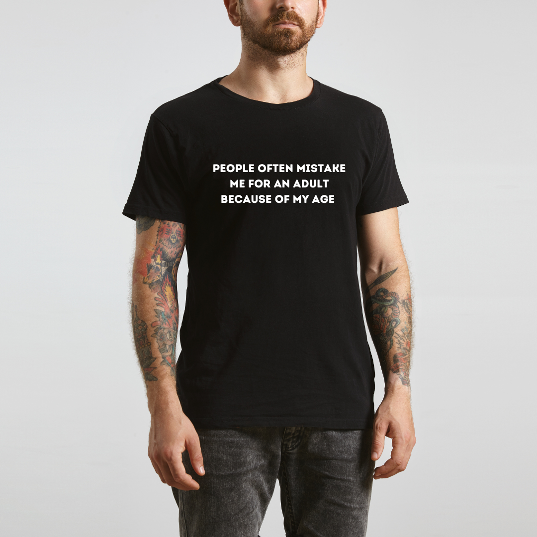 Mistake me for an adult (Black)