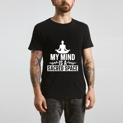 My mind is a sacred space (Black)