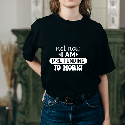 Pretending to work (Black)