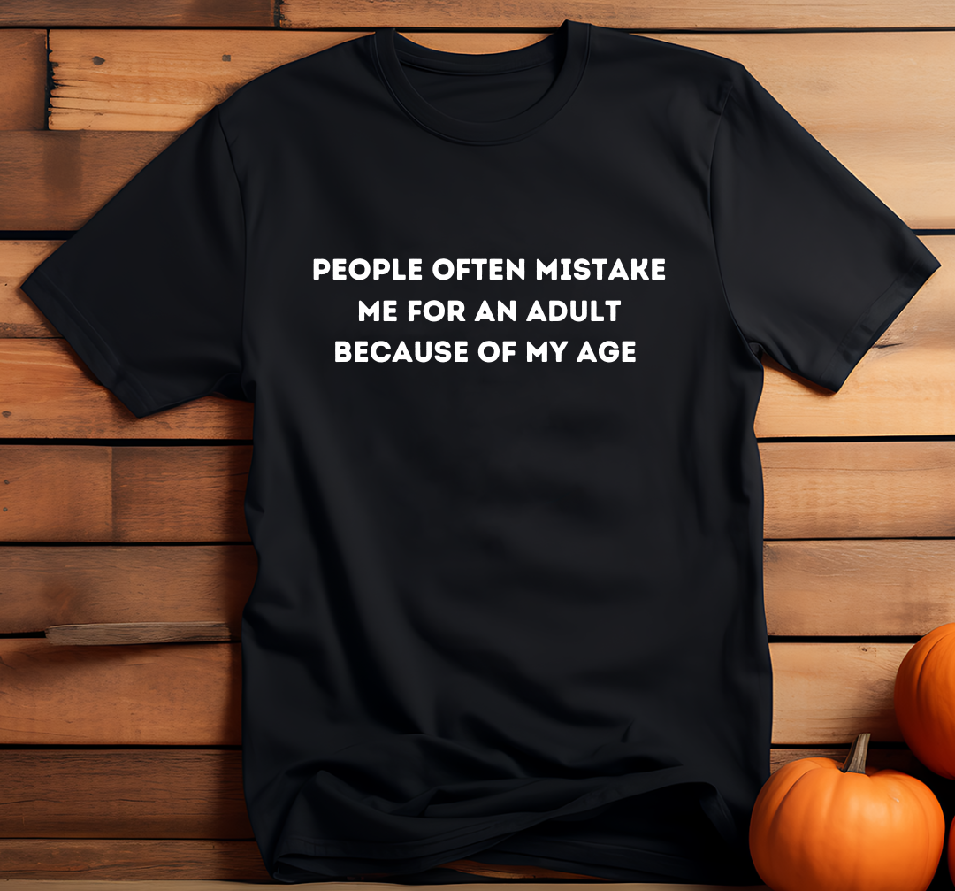 Mistake me for an adult (Black)