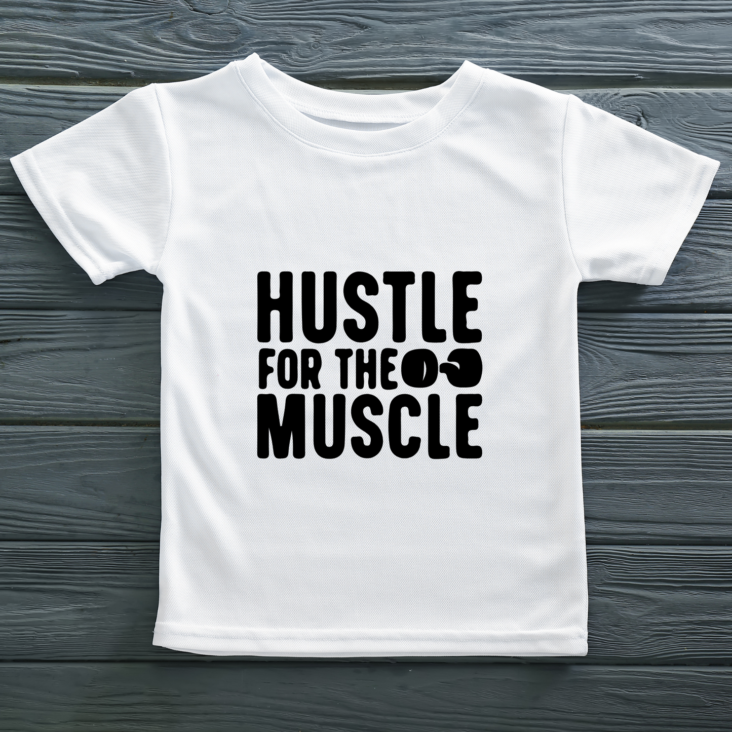 Hustle for the muscle (White)