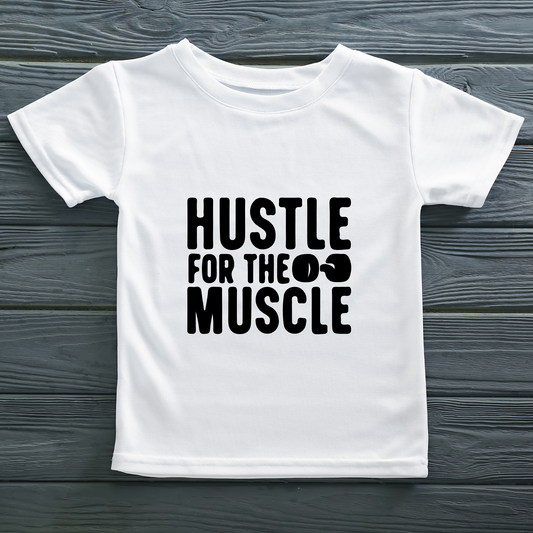 Hustle for the muscle (White)