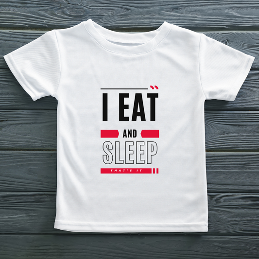 Eat & Sleep (White)