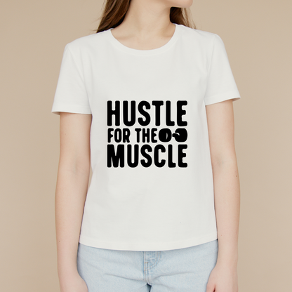 Hustle for the muscle (White)